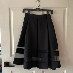 Black Express High Waisted Skirt